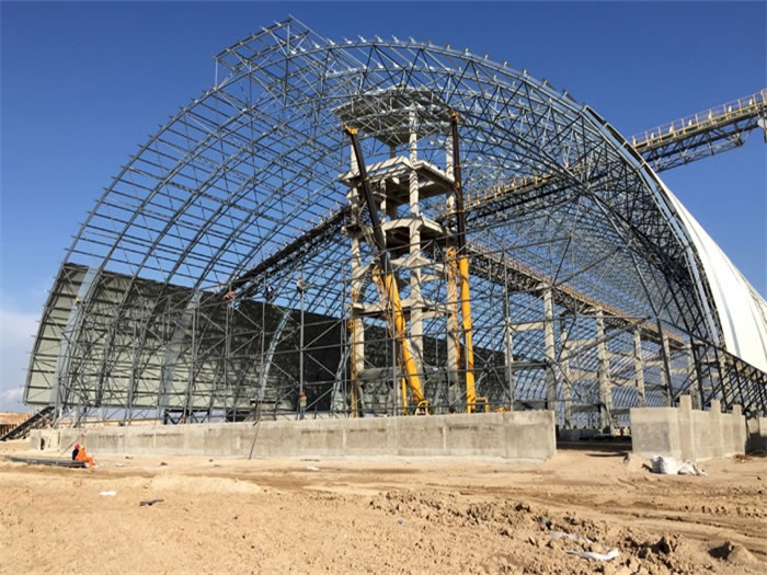 甘南煤机油桶翘工程网架